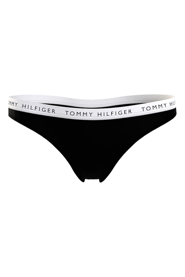 Tommy Hilfiger Set de chiloti tanga cu banda cu logo in talie - 3 perechi - Pled.ro