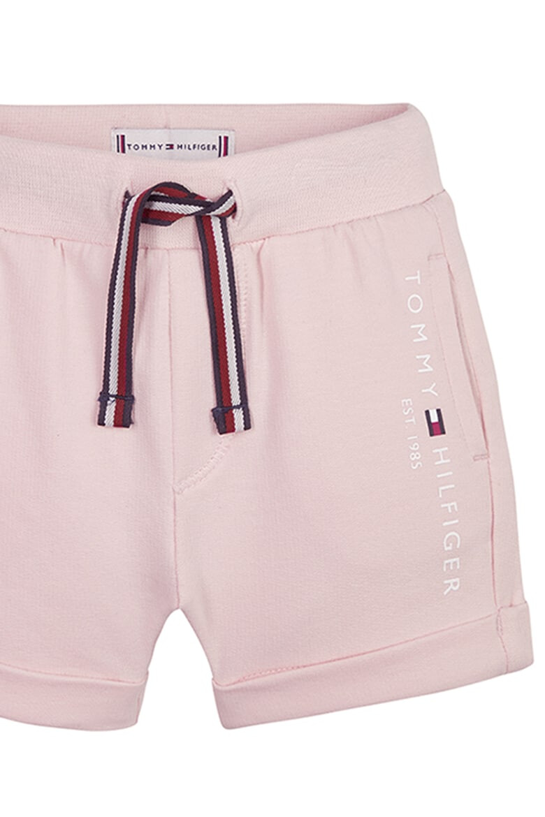 Tommy Hilfiger Set de pantaloni scurti si tricou din amestec de bumbac organic - Pled.ro