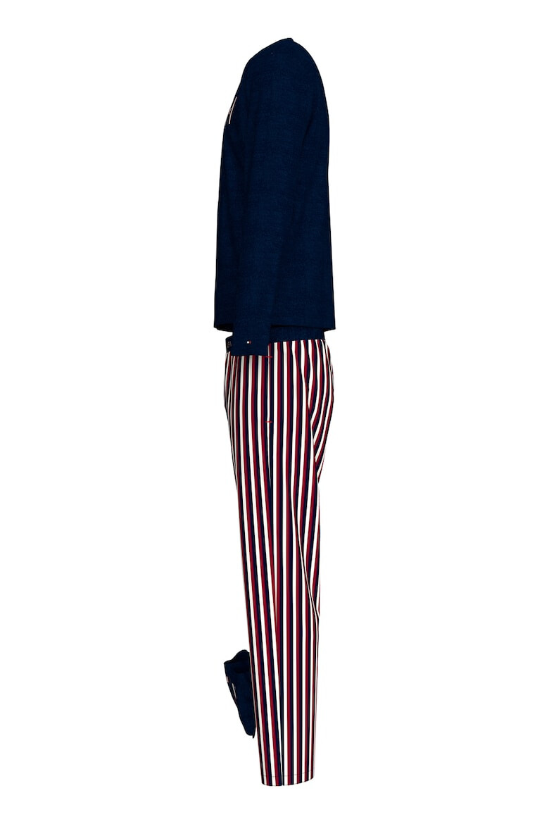 Tommy Hilfiger Set de pijama cu pantaloni lungi si papuci - Pled.ro