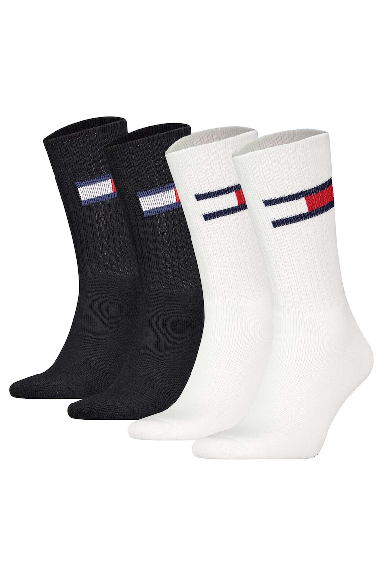 Tommy Hilfiger Set de sosete lungi unisex cu logo- 4 perechi - Pled.ro