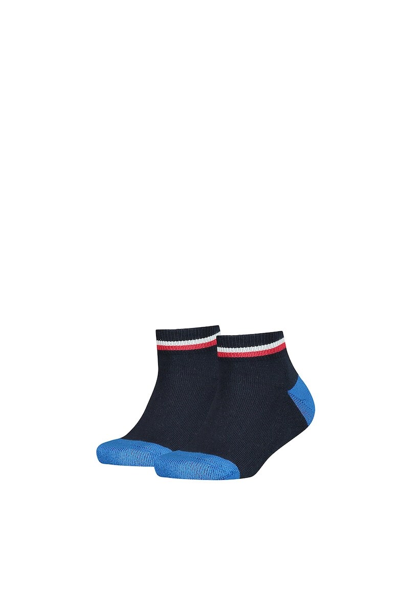 Tommy Hilfiger Set de sosete scurte cu accente in dungi - 2 perechi - Pled.ro