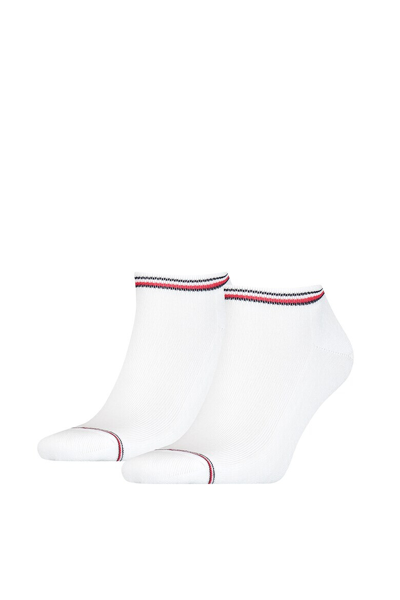 Tommy Hilfiger Set de sosete scurte cu terminatie constrastanta - 2 perechi - Pled.ro