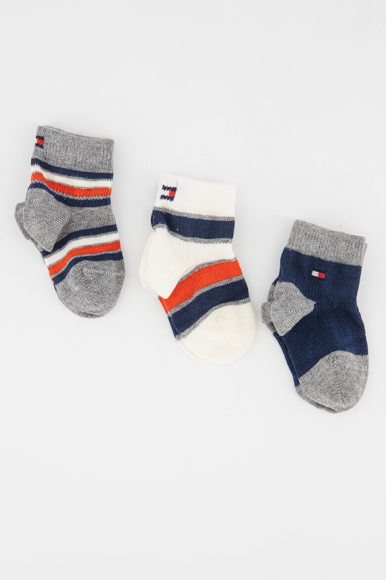 Tommy Hilfiger Set de sosete scurte din amestec de bumbac 3 perechi - Pled.ro