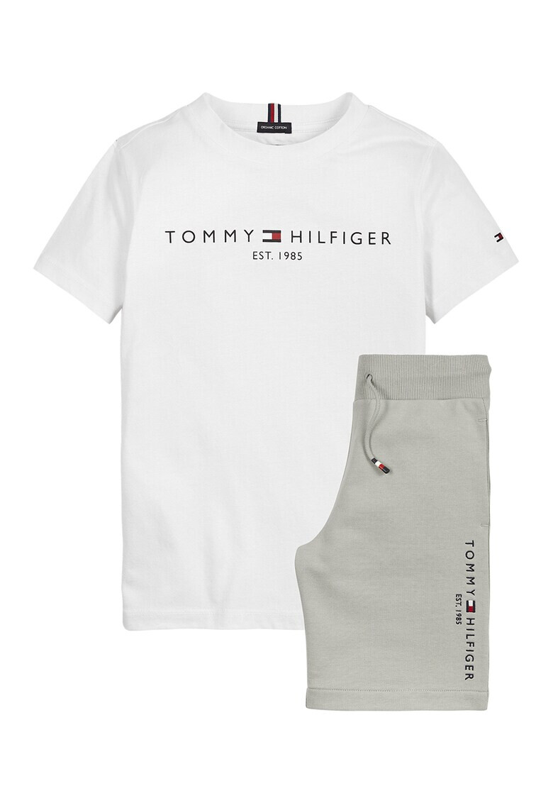 Tommy Hilfiger Set de tricou si pantaloni scurti din amestec de bumbac organic - Pled.ro