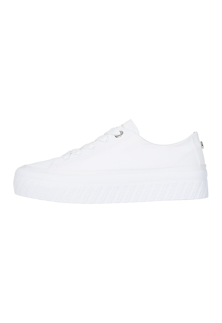 Tommy Hilfiger Tenisi flatform din panza Essential - Pled.ro