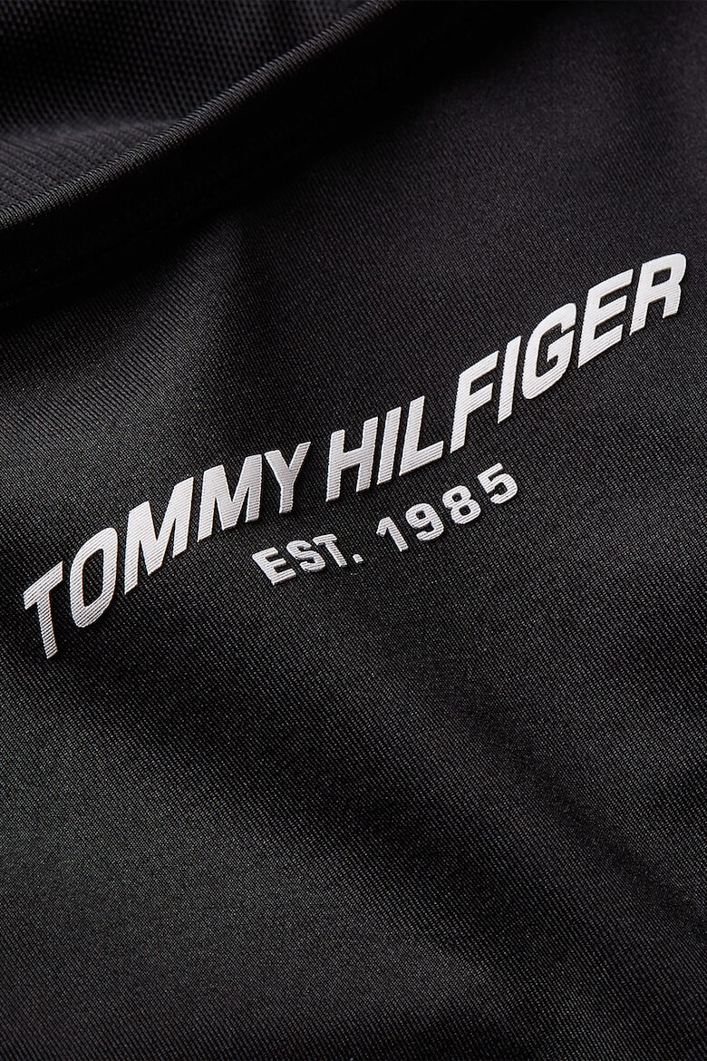 Tommy Hilfiger Top crop cu decupaj pe partea din spate pentru fitness - Pled.ro