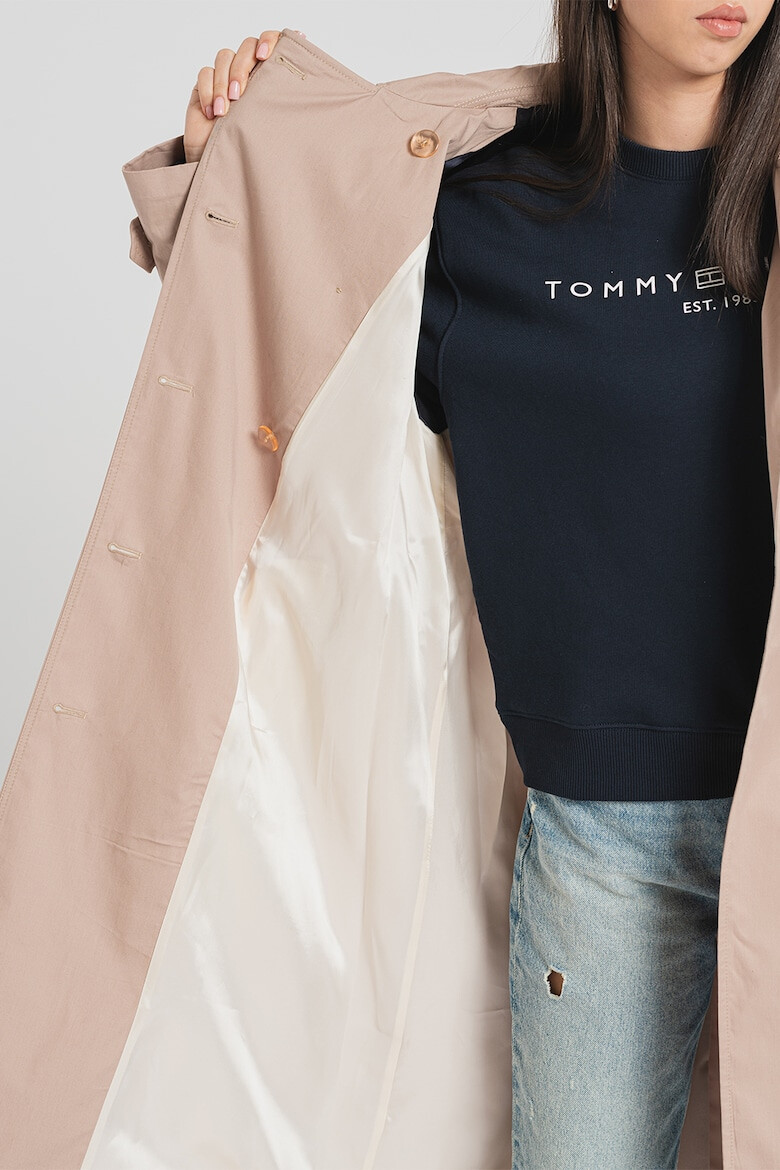 Tommy Hilfiger Trenci lung cu doua randuri de nasturi - Pled.ro