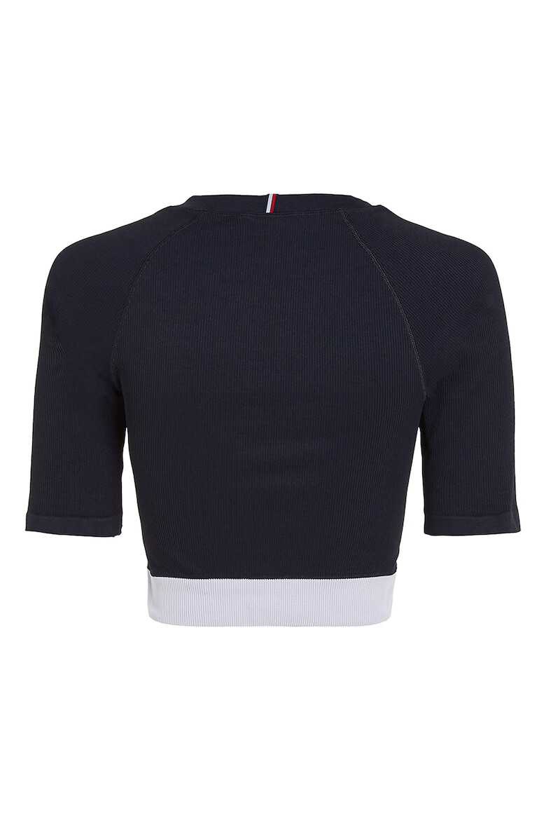 Tommy Hilfiger Tricou crop slim fit pentru fitness - Pled.ro