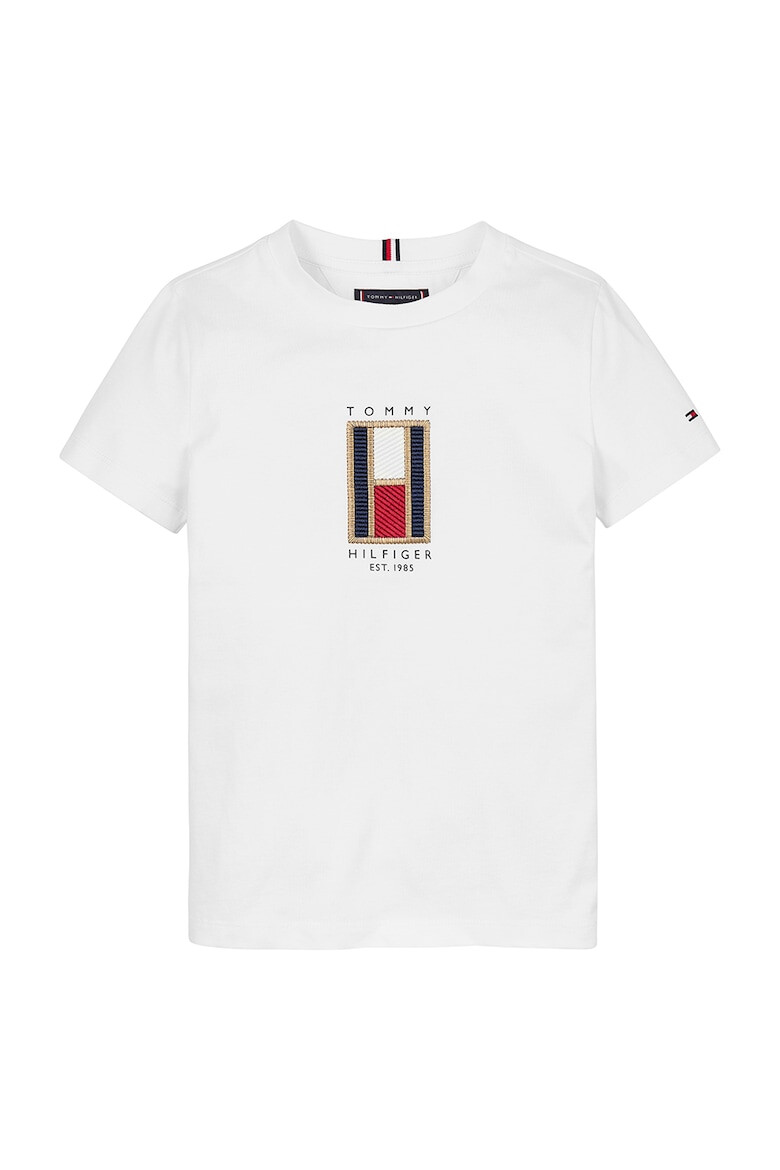 Tommy Hilfiger Tricou de bumbac cu logo brodat - Pled.ro