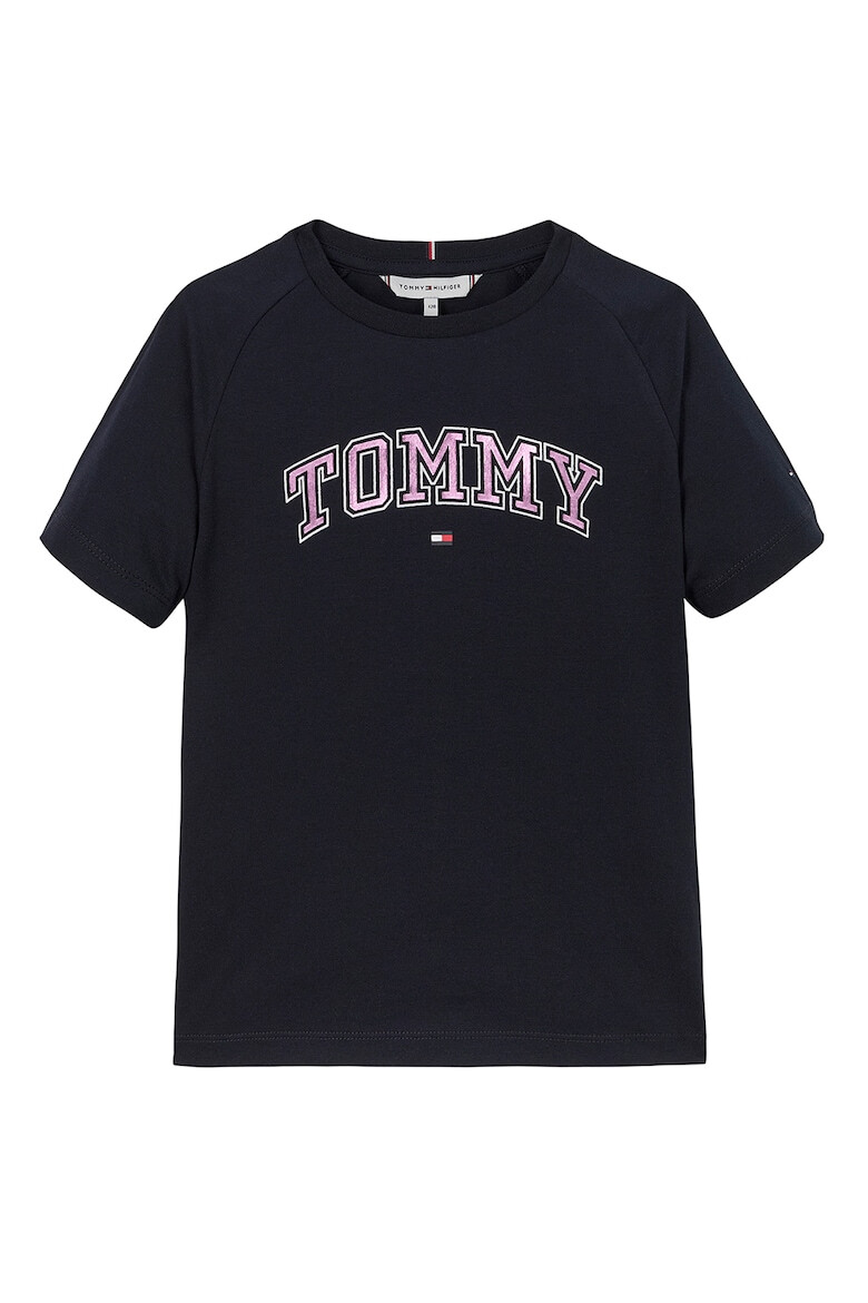 Tommy Hilfiger Tricou cu imprimeu logo si maneci raglan - Pled.ro