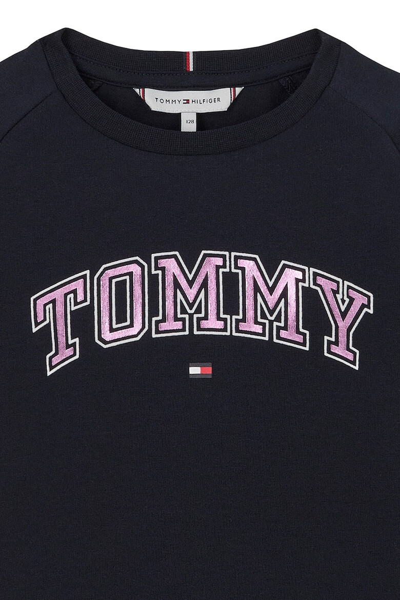 Tommy Hilfiger Tricou cu imprimeu logo si maneci raglan - Pled.ro