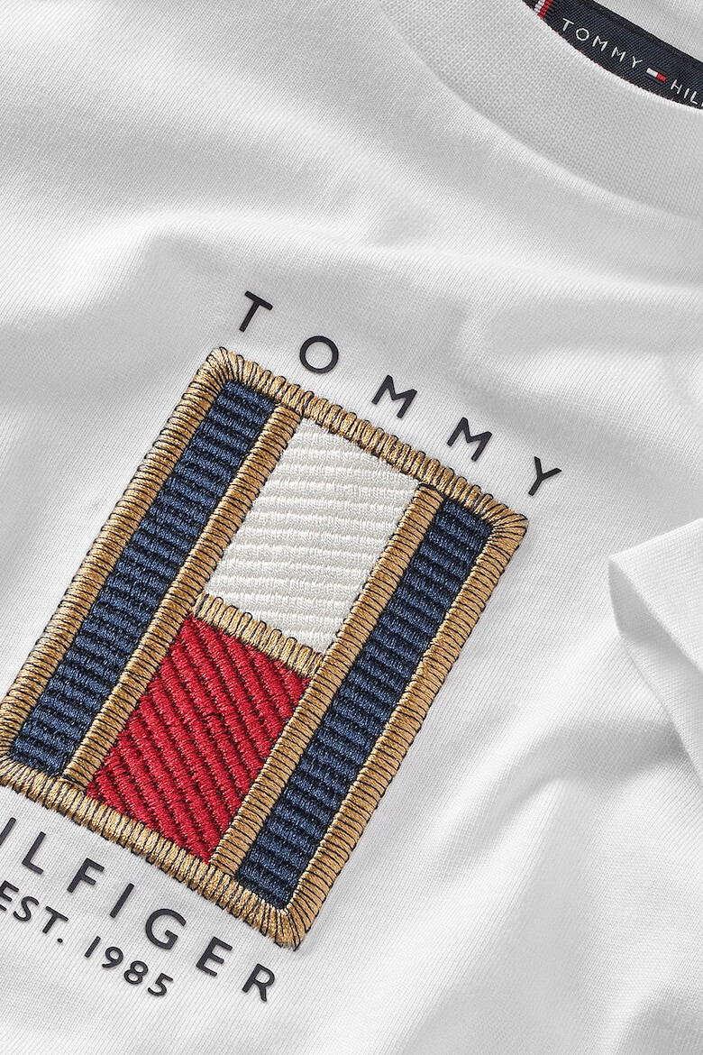 Tommy Hilfiger Tricou de bumbac cu logo brodat - Pled.ro