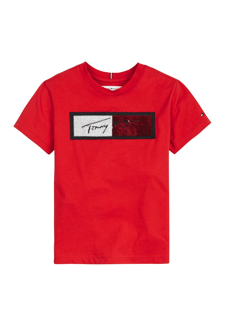 Tommy Hilfiger Tricou de bumbac organic cu logo - Pled.ro