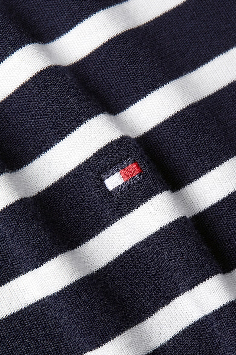 Tommy Hilfiger Tricou din bumbac cu decolteu la baza gatului - Pled.ro