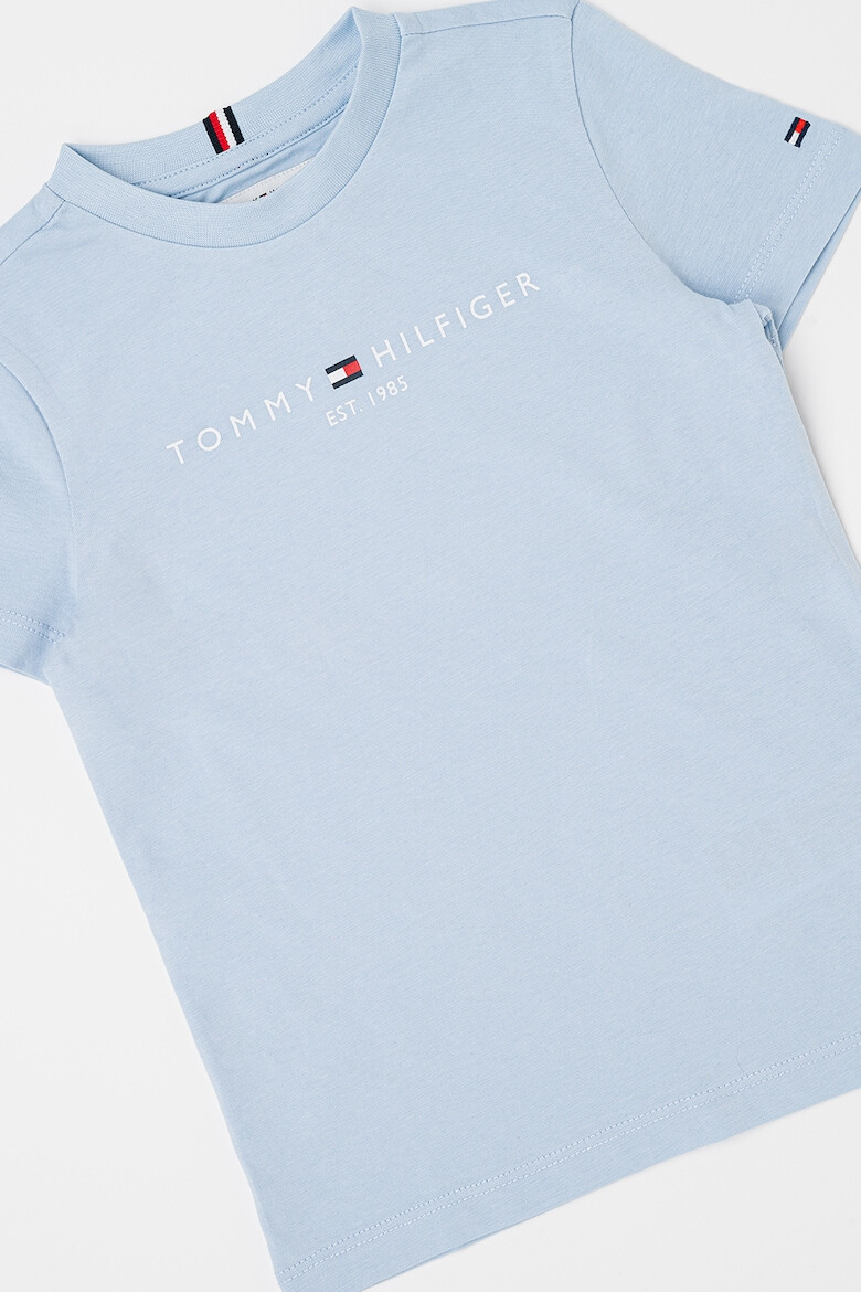 Tommy Hilfiger - Tricou din bumbac organic cu imprimeu logo - Pled.ro