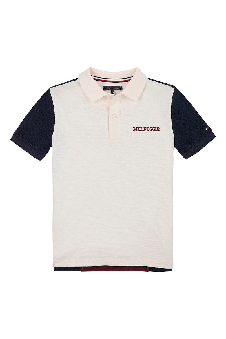 Tommy Hilfiger Tricou polo de bumbac cu design colorblock - Pled.ro