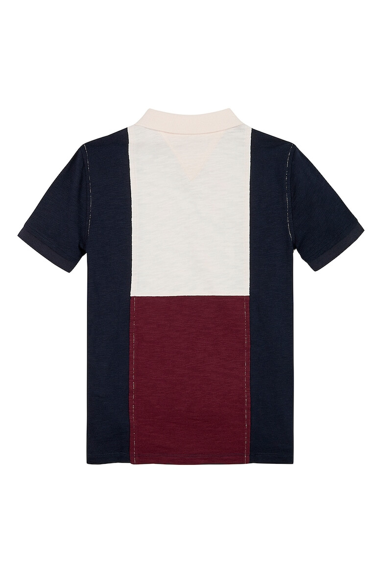 Tommy Hilfiger Tricou polo de bumbac cu design colorblock - Pled.ro