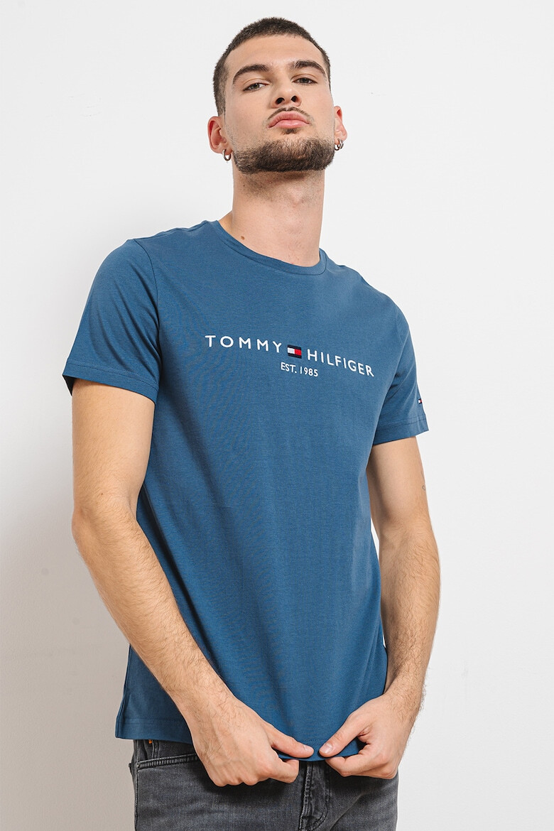 Tommy Hilfiger Tricou slim fit din bumbac organic - Pled.ro