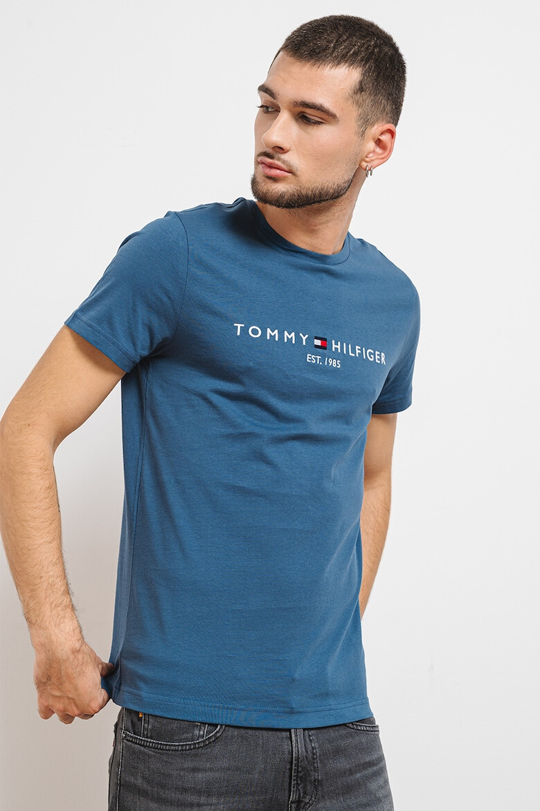 Tommy Hilfiger Tricou slim fit din bumbac organic - Pled.ro