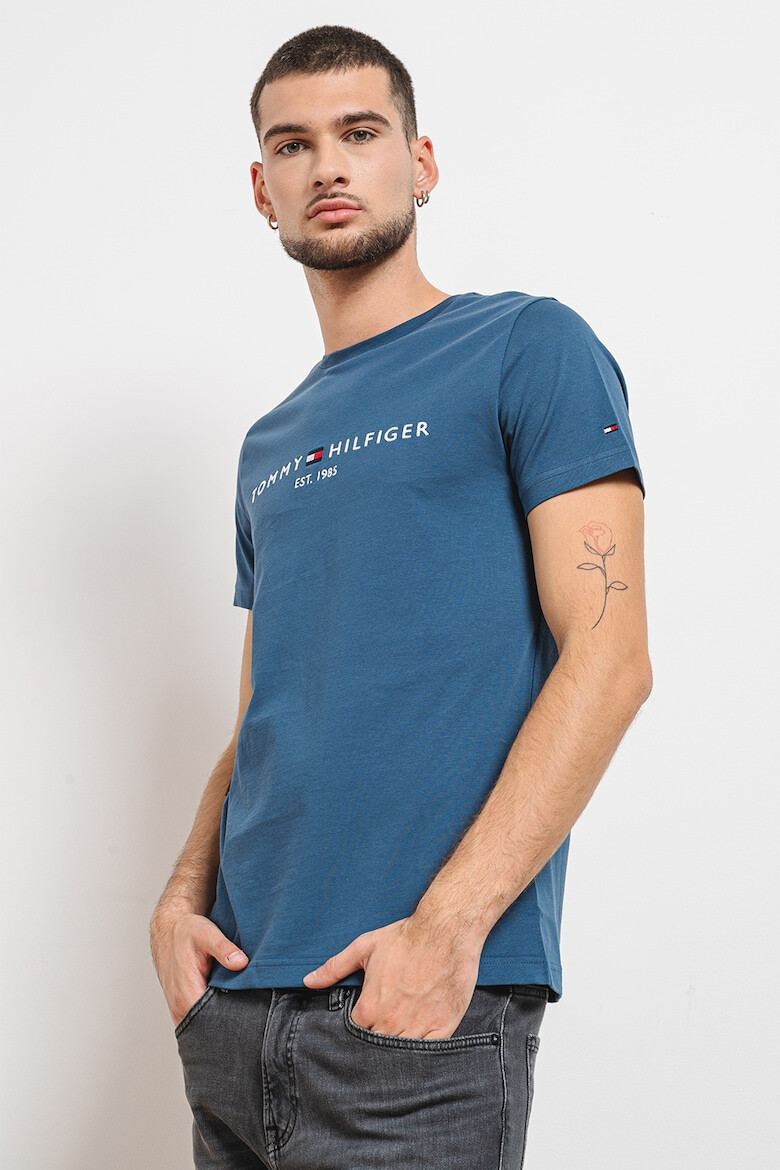 Tommy Hilfiger Tricou slim fit din bumbac organic - Pled.ro