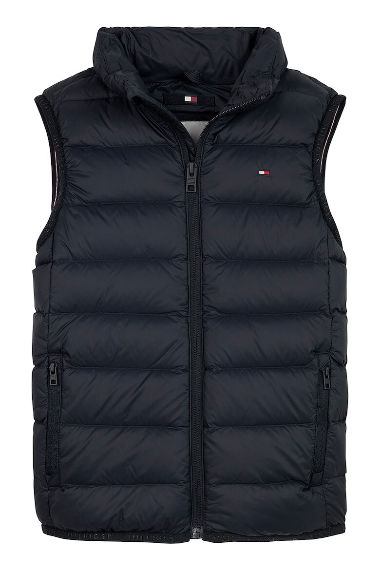 Tommy Hilfiger Vesta cu aspect matlasat si fermoar - Pled.ro