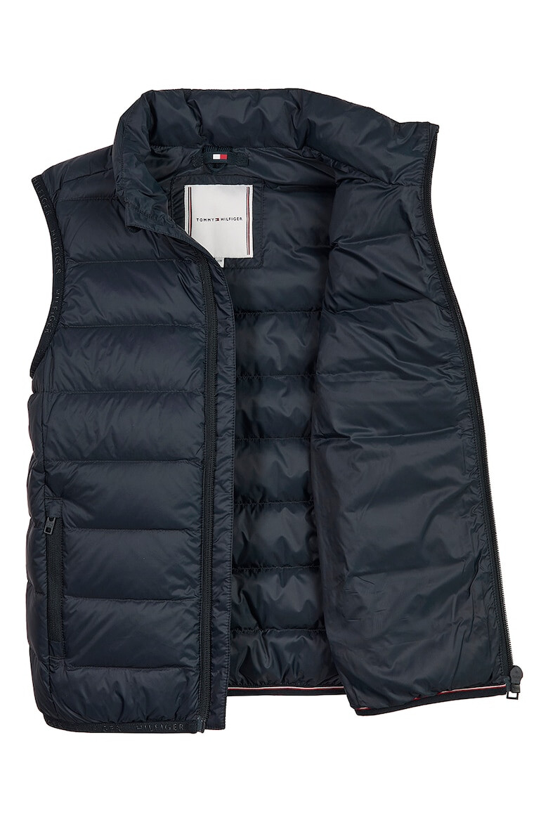 Tommy Hilfiger Vesta cu aspect matlasat si fermoar - Pled.ro