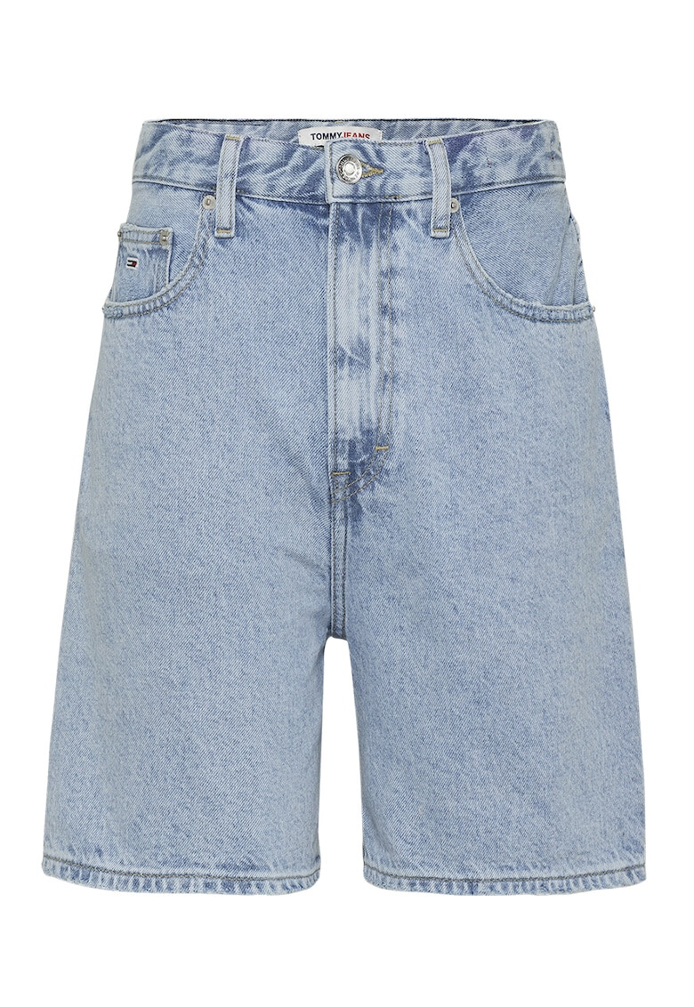 Tommy Jeans Bermude din denim cu talie inalta si aspect decolorat - Pled.ro