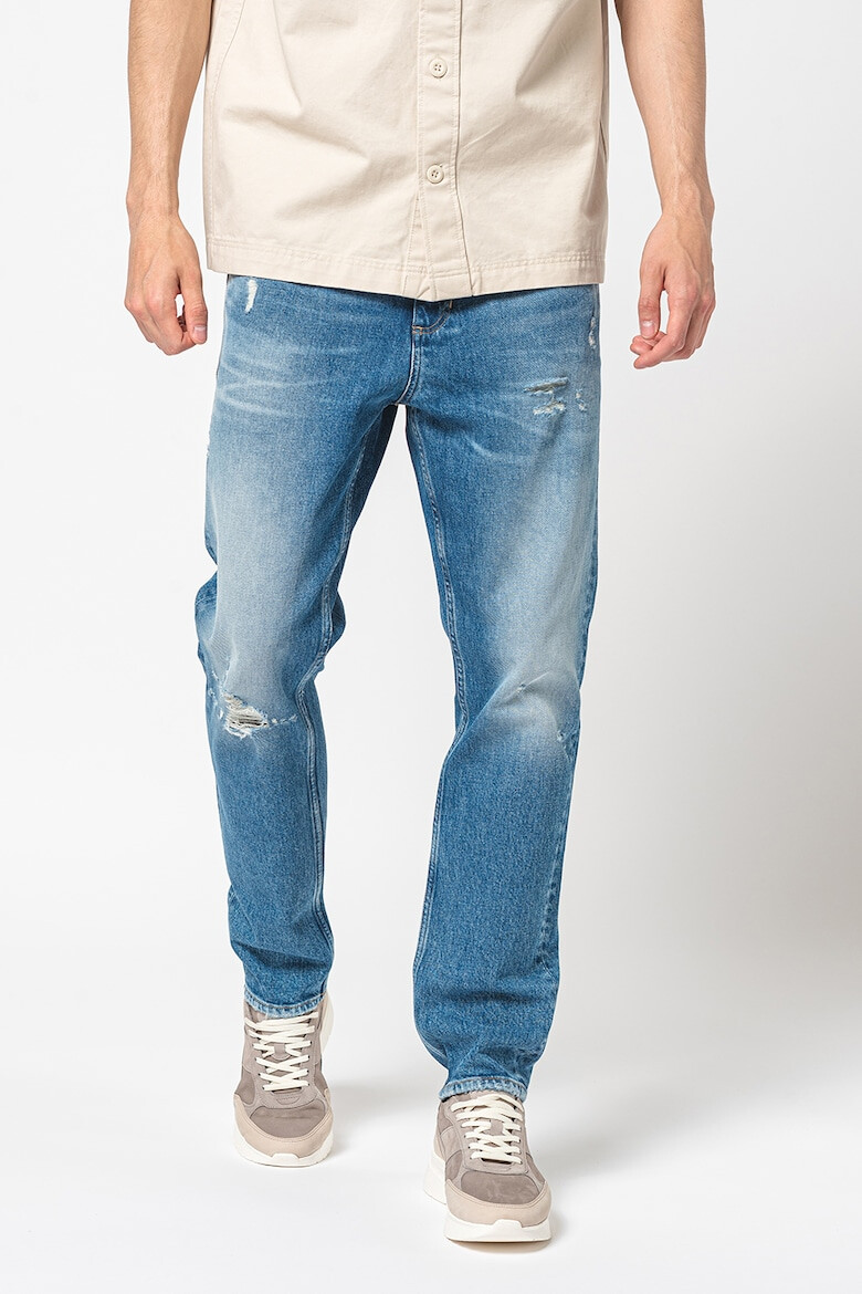 Tommy Jeans Blugi cu aspect decolorat si detalii cu aspect deteriorat Scanton - Pled.ro