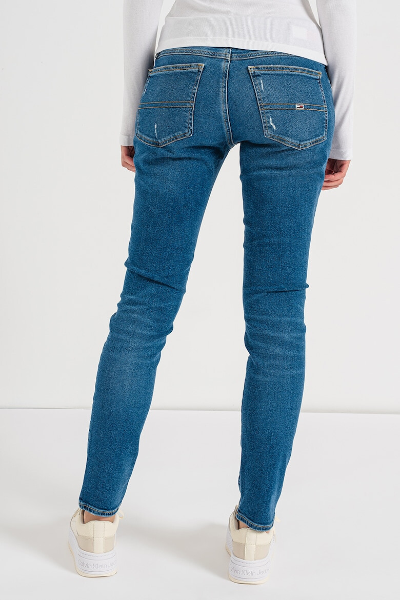 Tommy Jeans Blugi skinny cu aspect decolorat - Pled.ro