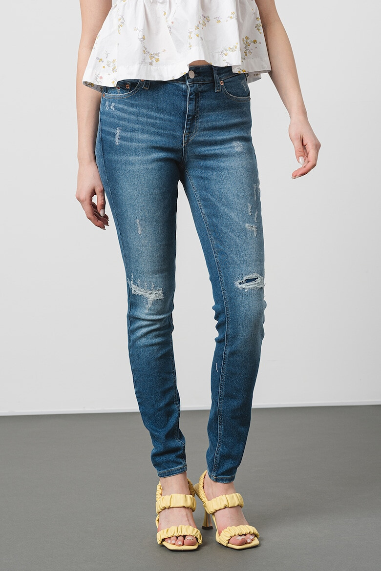 Tommy Jeans Blugi skinny cu aspect decolorat Nora - Pled.ro