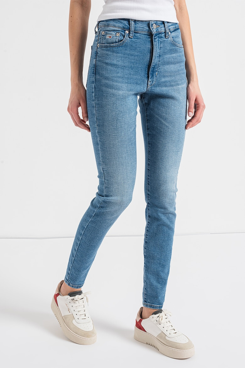 Tommy Jeans Blugi skinny cu talie inalta Sylvia - Pled.ro