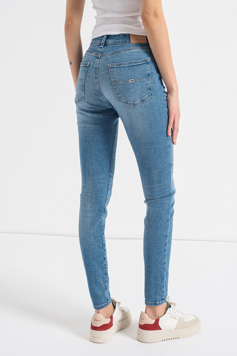 Tommy Jeans Blugi skinny cu talie inalta Sylvia - Pled.ro