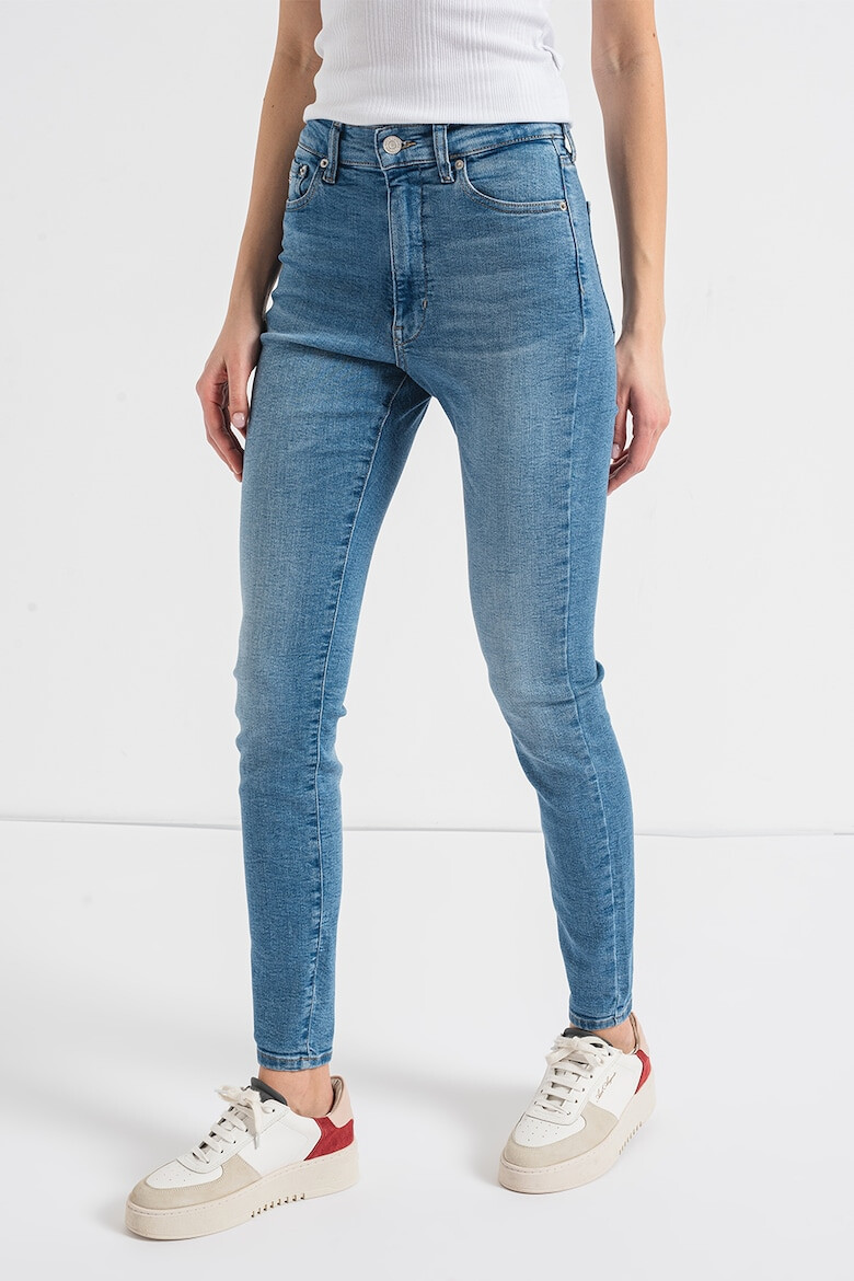 Tommy Jeans Blugi skinny cu talie inalta Sylvia - Pled.ro