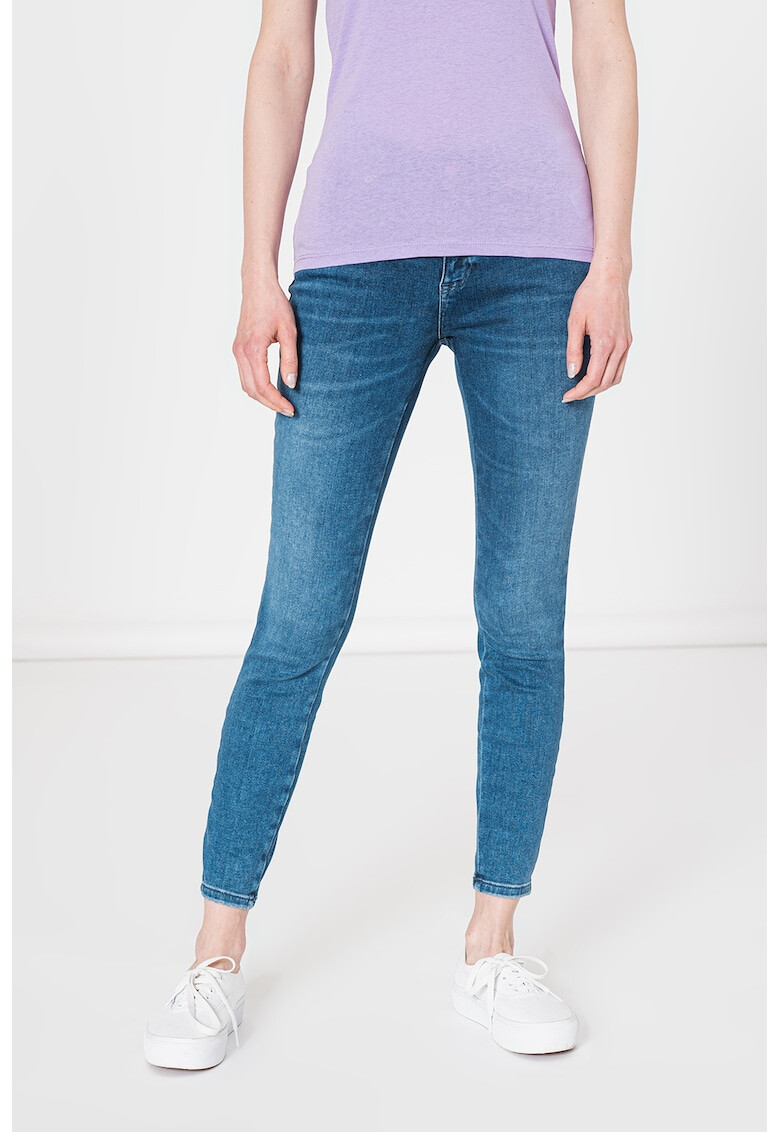 Tommy Jeans Blugi skinny cu talie medie - Pled.ro