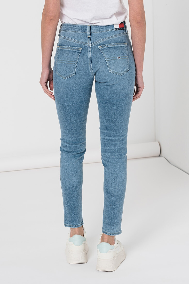 Tommy Jeans Blugi skinny cu talie medie Nora - Pled.ro