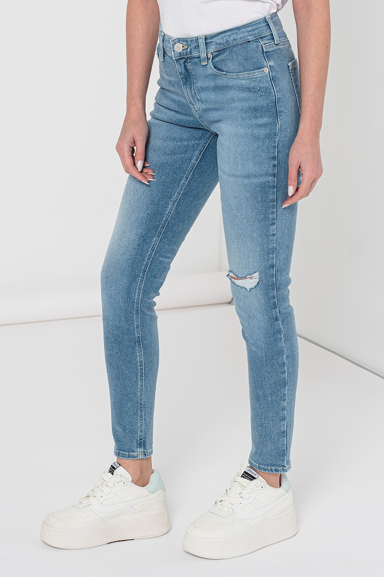 Tommy Jeans Blugi skinny cu talie medie Nora - Pled.ro