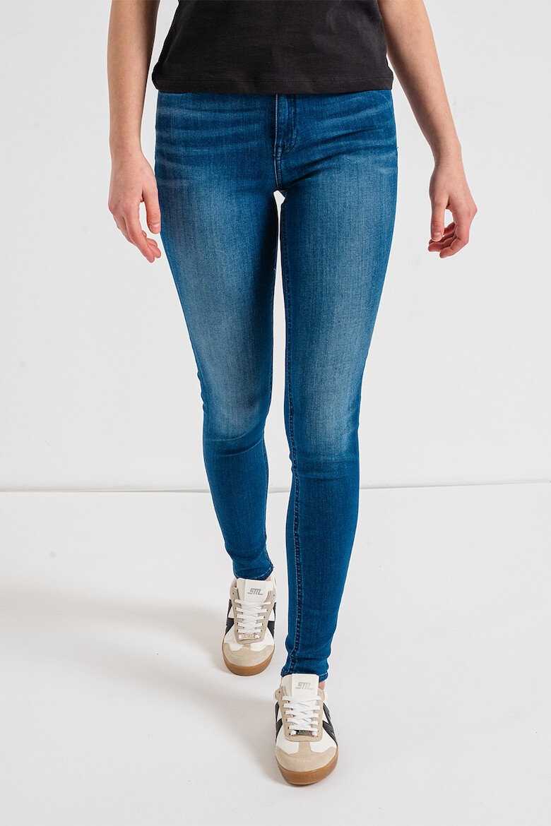 Tommy Jeans Blugi skinny cu talie medie Nora - Pled.ro