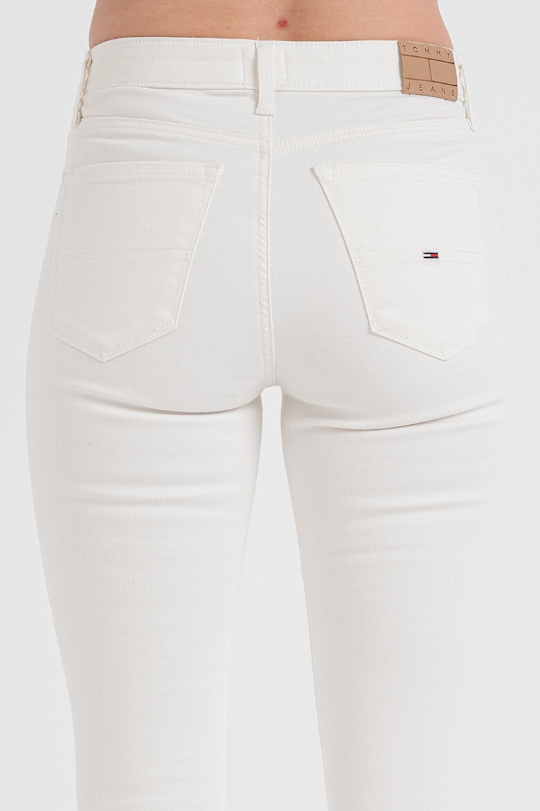 Tommy Jeans Blugi skinny cu talie medie Nora - Pled.ro