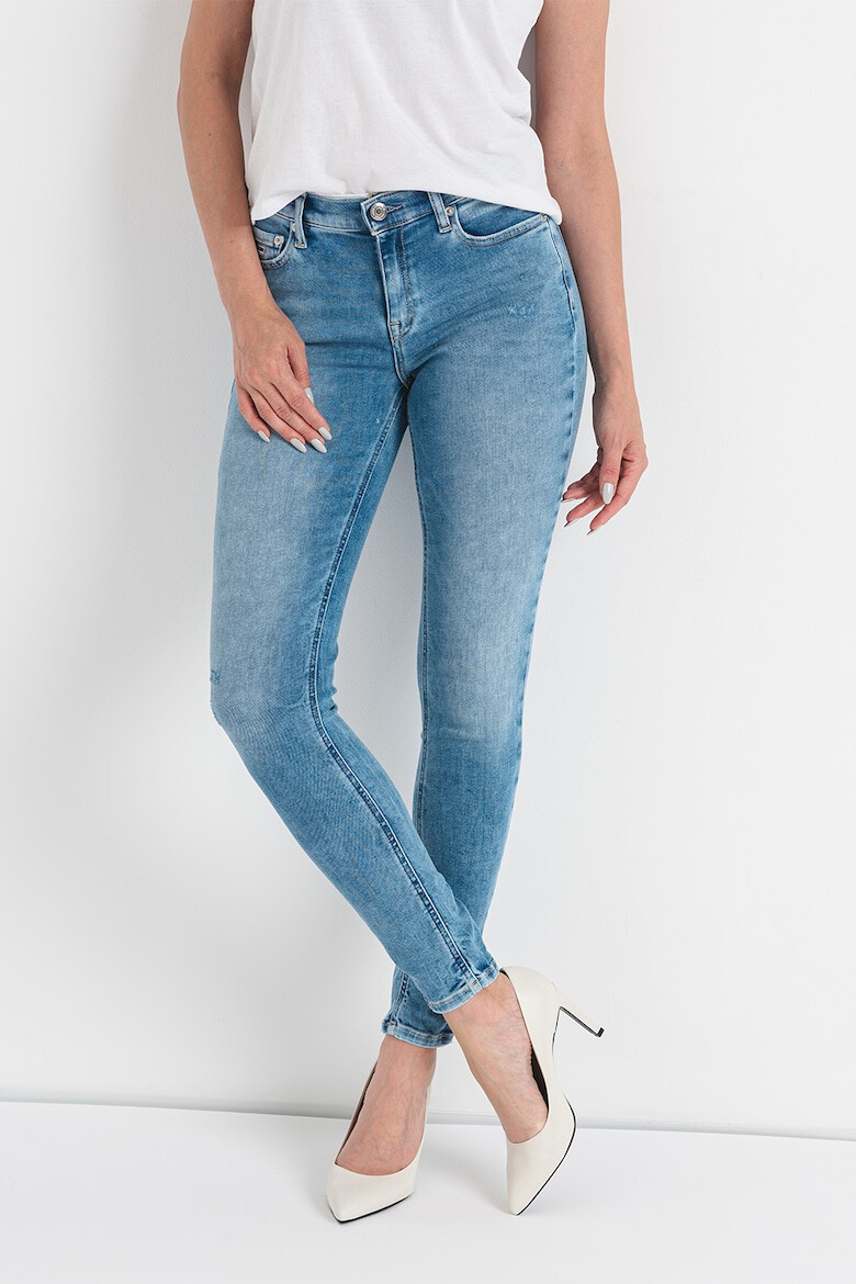 Tommy Jeans Blugi skinny cu talie medie Nora - Pled.ro