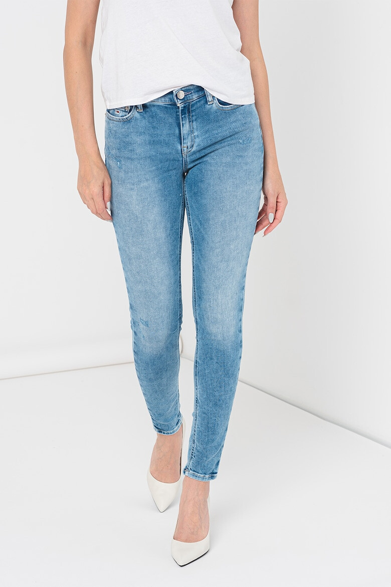 Tommy Jeans Blugi skinny cu talie medie Nora - Pled.ro