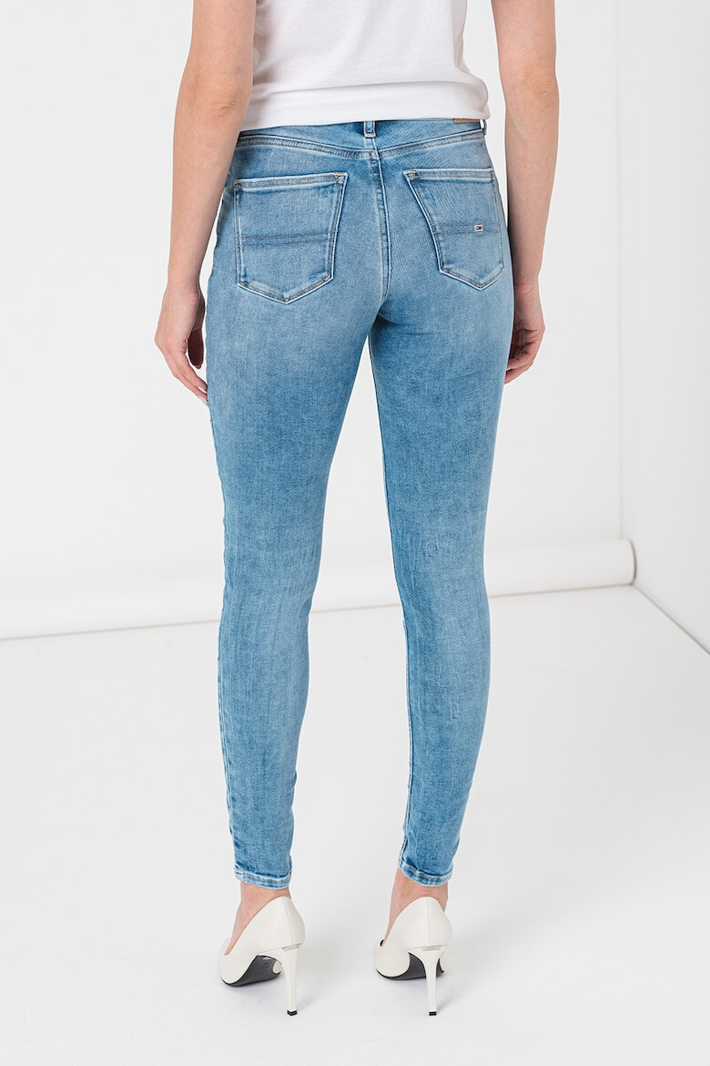 Tommy Jeans Blugi skinny cu talie medie Nora - Pled.ro