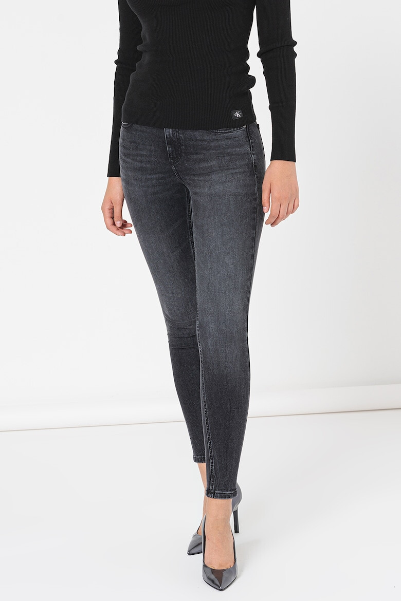 Tommy Jeans Blugi skinny cu talie medie Nora - Pled.ro