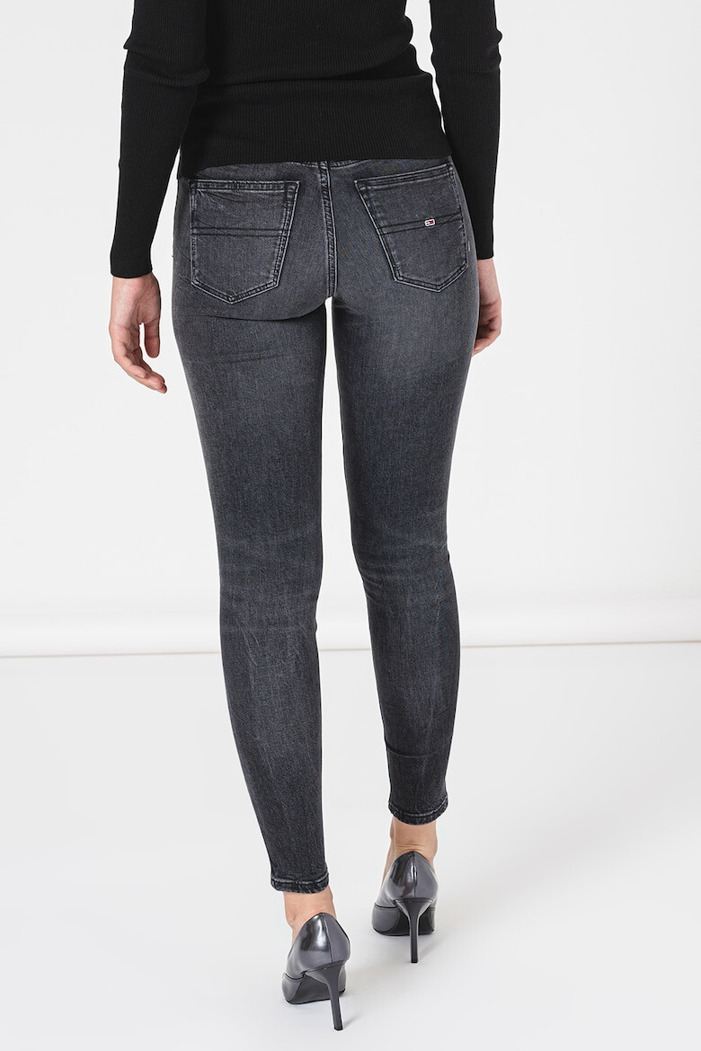 Tommy Jeans Blugi skinny cu talie medie Nora - Pled.ro