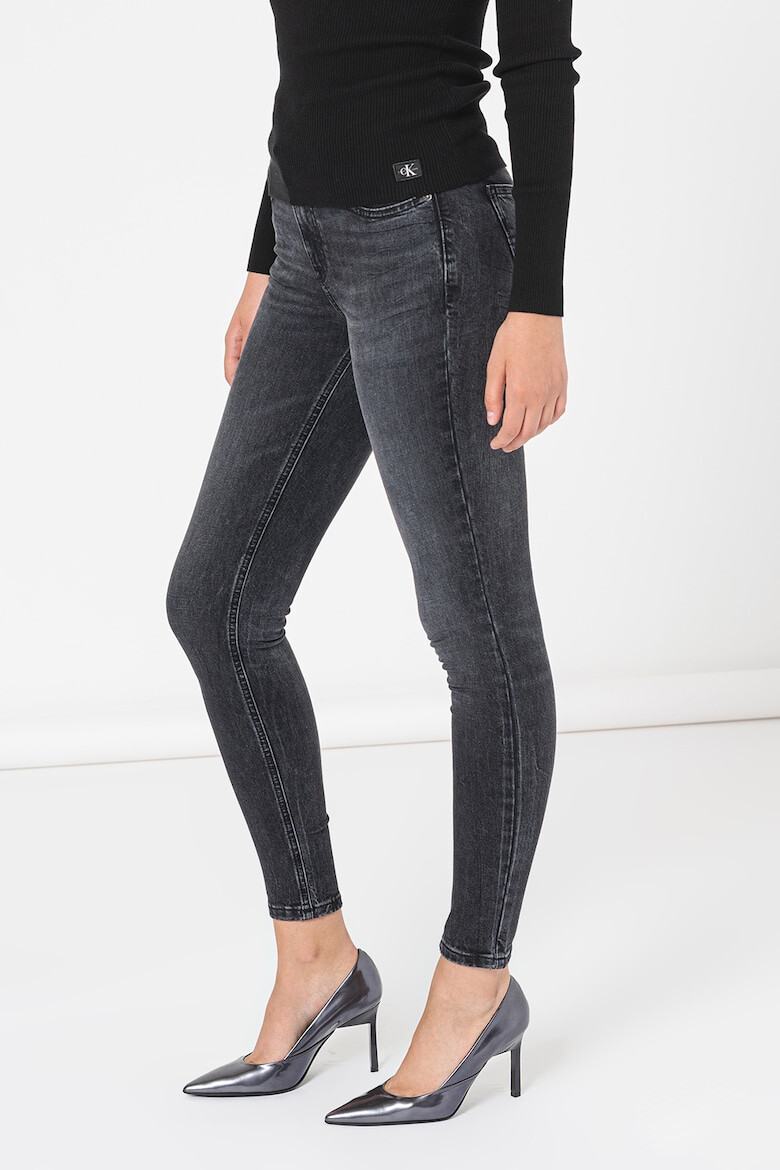 Tommy Jeans Blugi skinny cu talie medie Nora - Pled.ro