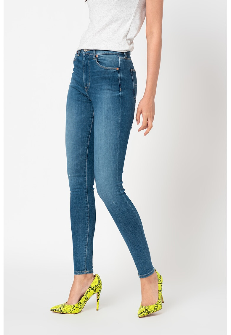 Tommy Jeans Blugi super skinny cu talie inalta Sylvia - Pled.ro