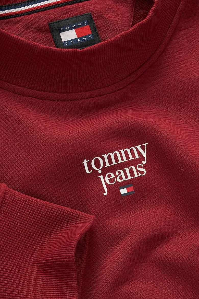 Tommy Jeans Bluza de trening din amestec de bumbac organic cu logo - Pled.ro