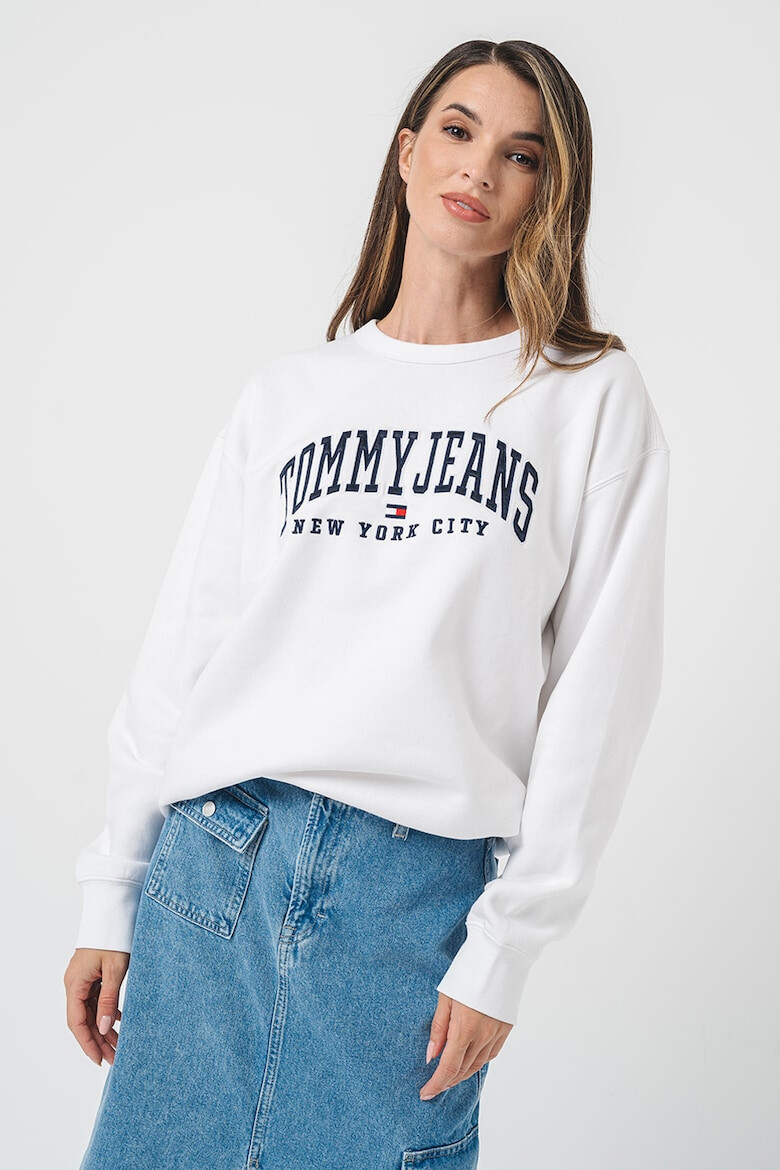 Tommy Jeans Bluza de trening lejera cu broderie logo Varsity - Pled.ro