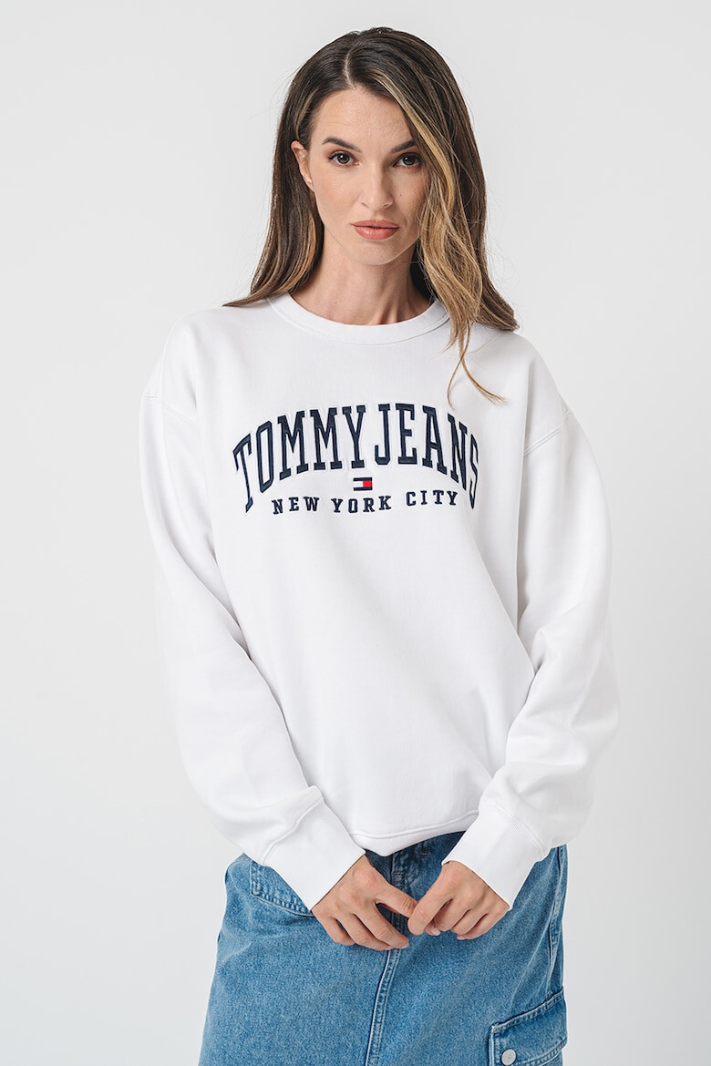 Tommy Jeans Bluza de trening lejera cu broderie logo Varsity - Pled.ro