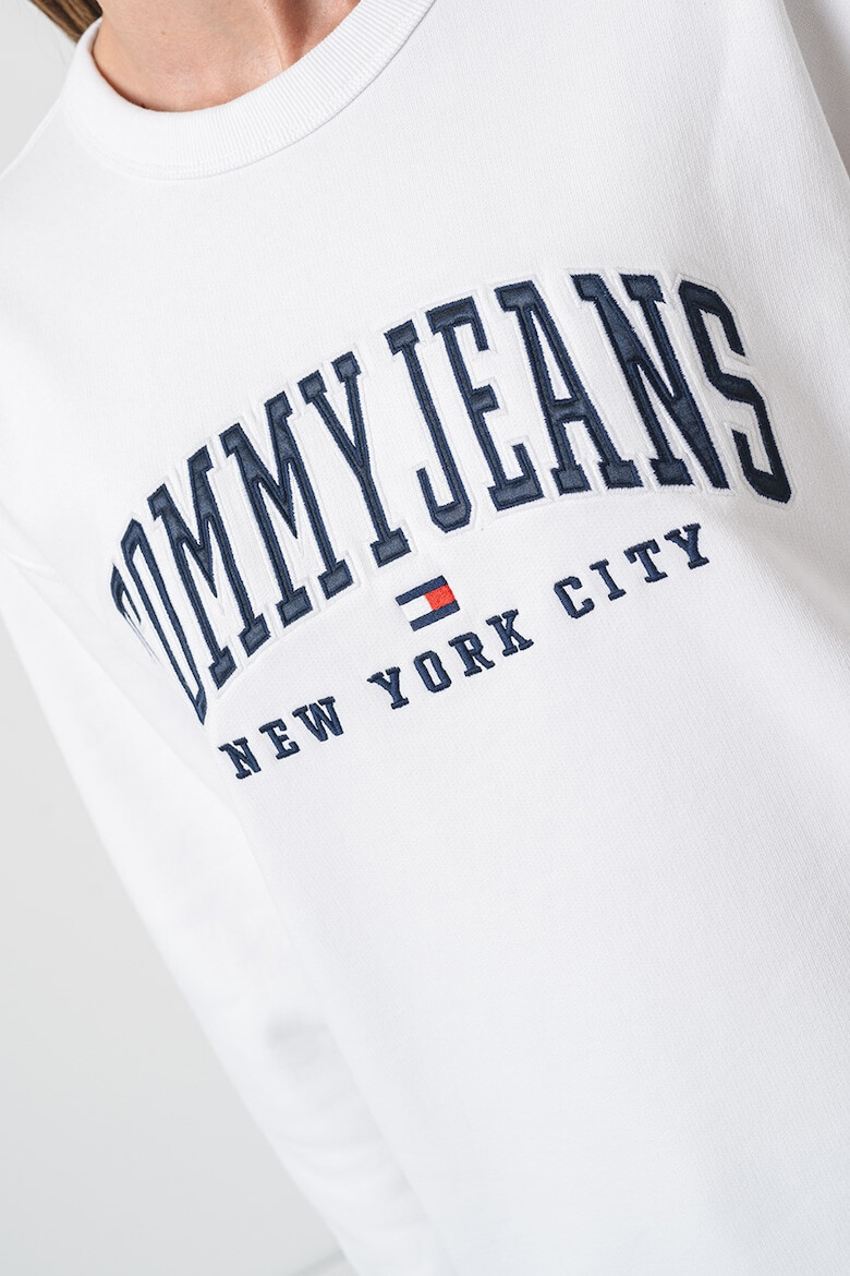 Tommy Jeans Bluza de trening lejera cu broderie logo Varsity - Pled.ro