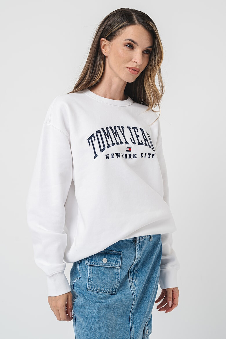 Tommy Jeans Bluza de trening lejera cu broderie logo Varsity - Pled.ro